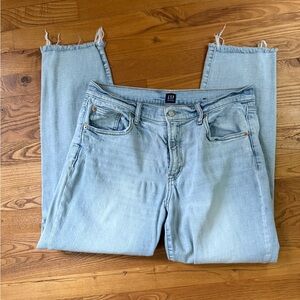 GAP Women's Light Blue Ankle Jeans
